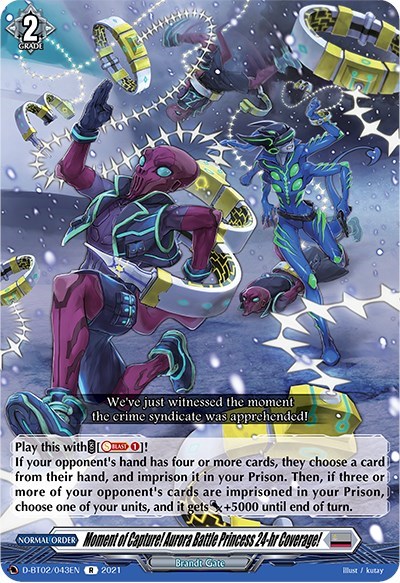 Moment of Capture! Aurora Battle Princess 24-hr Coverage! [D Format] D-BT02/043EN
