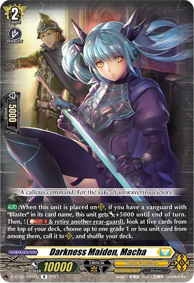 Darkness Maiden, Macha [D Format] D-BT02/045EN