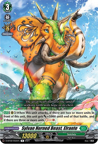 Sylvan Horned Beast, Elrante [D Format] D-BT02/050EN