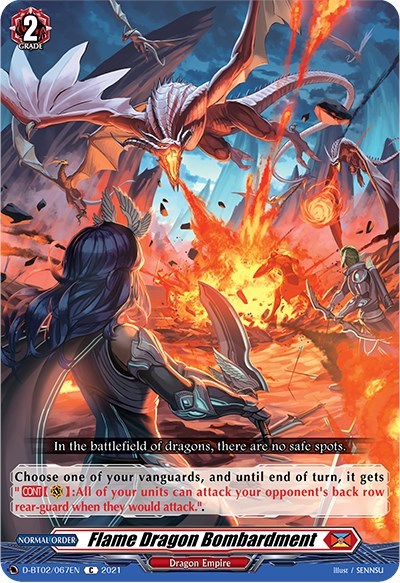 Flame Dragon Bombardment [D Format] D-BT02/067EN