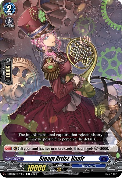 Steam Artist, Napir [D Format] D-BT02/073EN