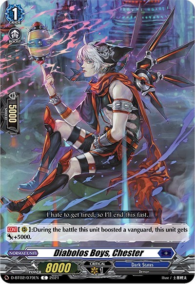 Diabolos Boys, Chester [D Format] D-BT02/079EN