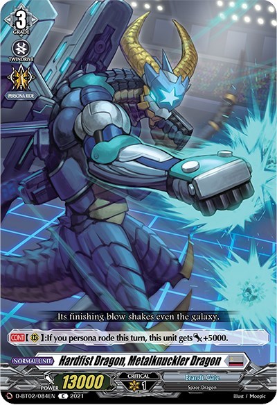 Hardfist Dragon, Metalknuckler Dragon [D Format] D-BT02/084EN