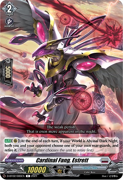 Cardinal Fang, Estrett [D Format] D-BT02/086EN