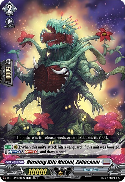 Harming Bite Mutant, Zabocanni [D Format] D-BT02/088EN