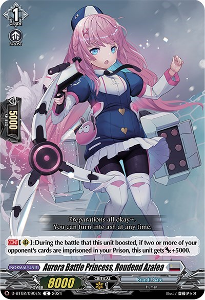 Aurora Battle Princess, Roudend Azalea [D Format] D-BT02/090EN
