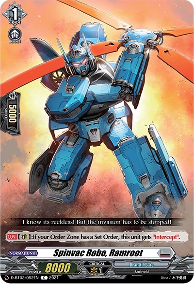 Spinvac Robo, Ramroot [D Format] D-BT02/092EN