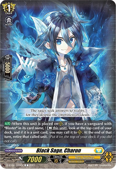 Black Sage, Charon [D Format] D-BT02/105EN