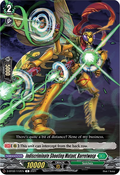 Indiscriminate Shooting Mutant, Barretwasp [D Format] D-BT02/112EN