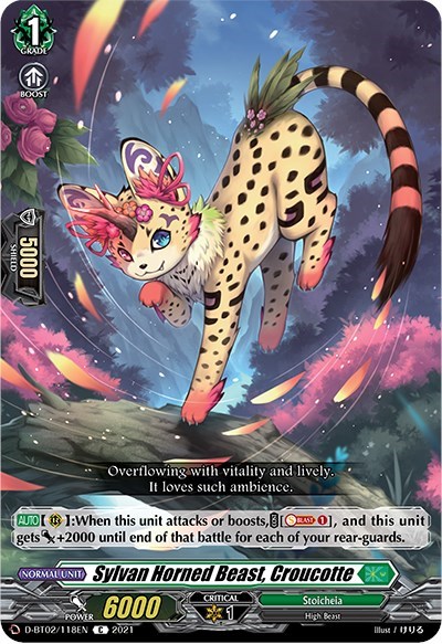Sylvan Horned Beast, Croucotte [D Format] D-BT02/118EN