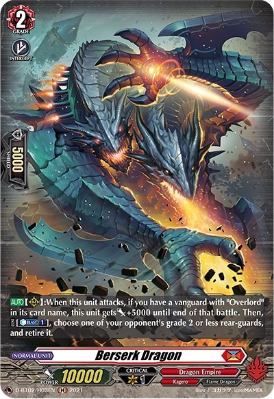 Berserk Dragon [D Format] D-BT02/H03EN