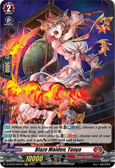 Blaze Maiden, Tanya [D Format] D-BT02/H04EN