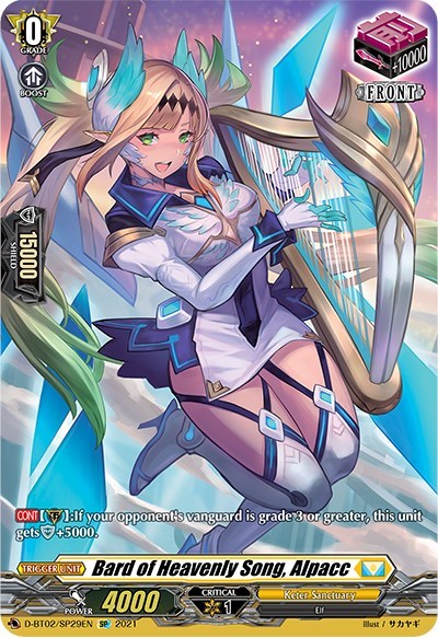 Bard of Heavenly Song, Alpacc [D Format] D-BT02/SP29EN