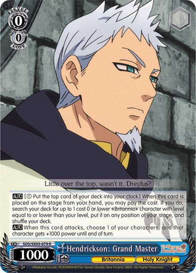 Hendrickson: Grand Master SDS/SX03-079 R