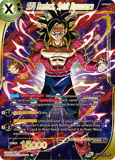 SS4 Bardock, Spirit Resonance BT14-122