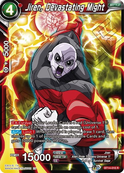 Jiren, Devastating Might BT14-016 — Cross Spirits