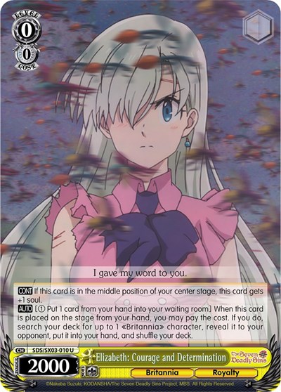 Elizabeth: Courage and Determination SDS/SX03-010 U