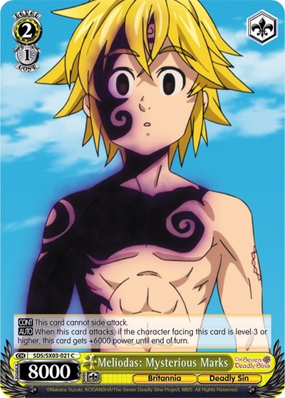 Meliodas: Mysterious Marks SDS/SX03-021 C