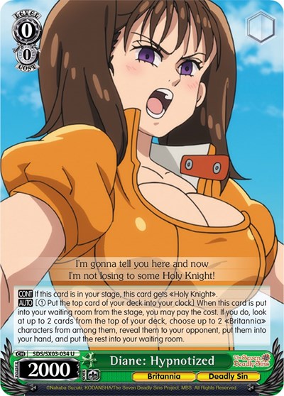 Diane: Hypnotized SDS/SX03-034 U