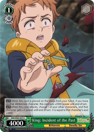 King: Incident of the Past SDS/SX03-037 U