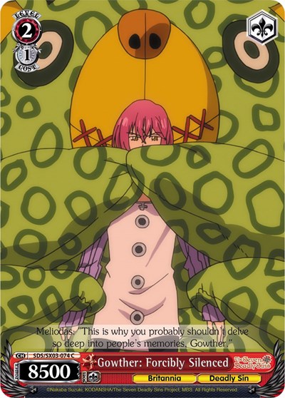 Gowther: Forcibly Silenced SDS/SX03-074 C