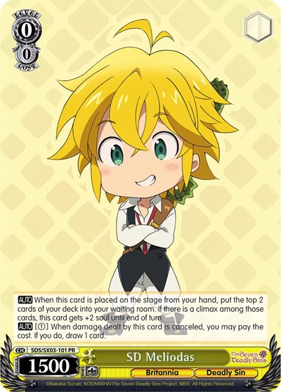 SD Meliodas SDS/SX03-101 PR