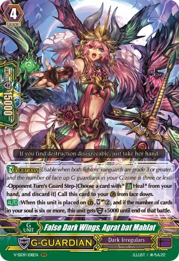 False Dark Wings, Agrat bat Mahlat [G Format] V-SS09/108EN