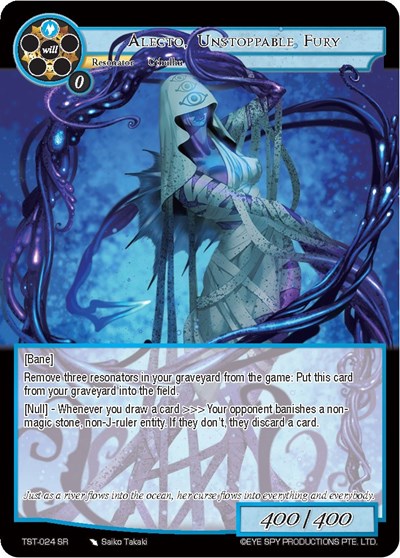 Alecto, Unstoppable Fury