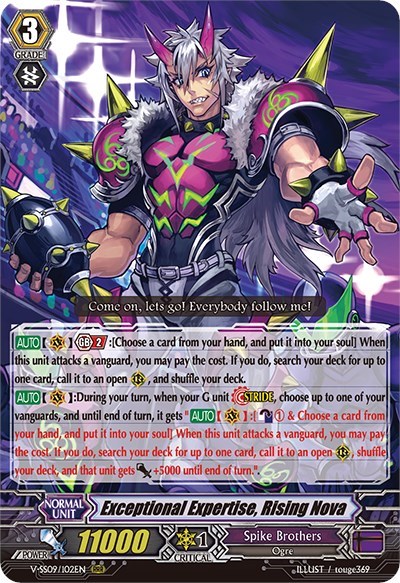 Exceptional Expertise, Rising Nova [G Format] V-SS09/102EN