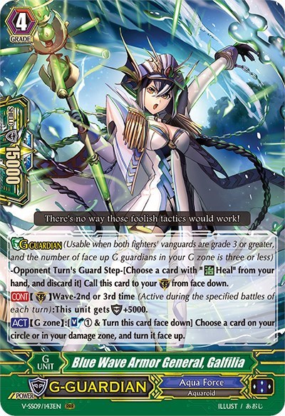 Blue Wave Armor General, Galfilia [G Format] V-SS09/143EN