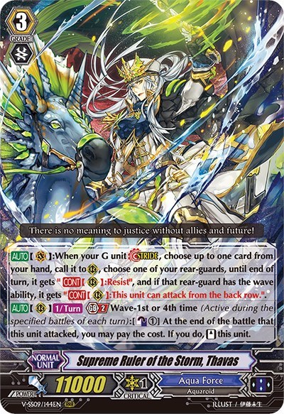 Supreme Ruler of the Storm, Thavas [G Format] V-SS09/144EN