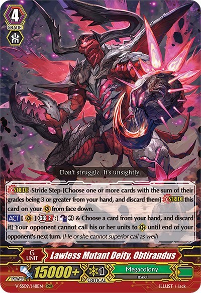 Lawless Mutant Deity, Obtirandus [G Format] V-SS09/148EN