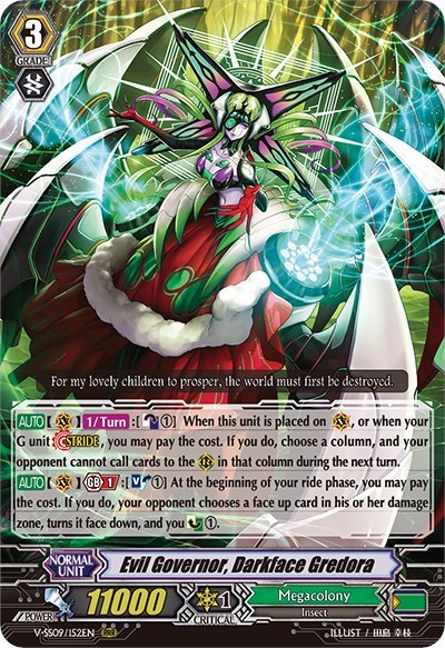 Evil Governor, Darkface Gredora [G Format] V-SS09/152EN