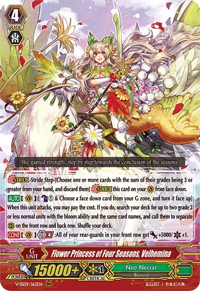 Flower Princess of Four Seasons, Velhemina [G Format] V-SS09/162EN