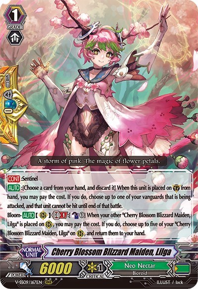 Cherry Blossom Blizzard Maiden, Lilga [G Format] V-SS09/167EN
