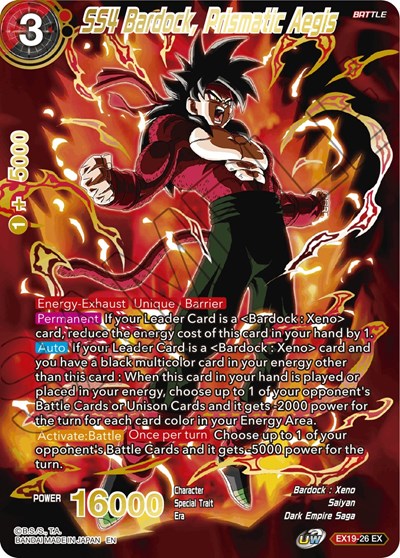 SS4 Bardock, Prismatic Aegis EX19-26