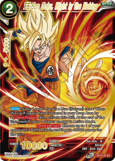SS Son Goku, Might in the Making EX19-03