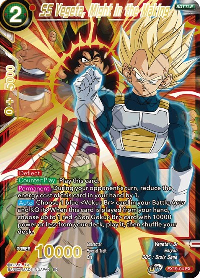 SS Vegeta, Might in the Making EX19-04