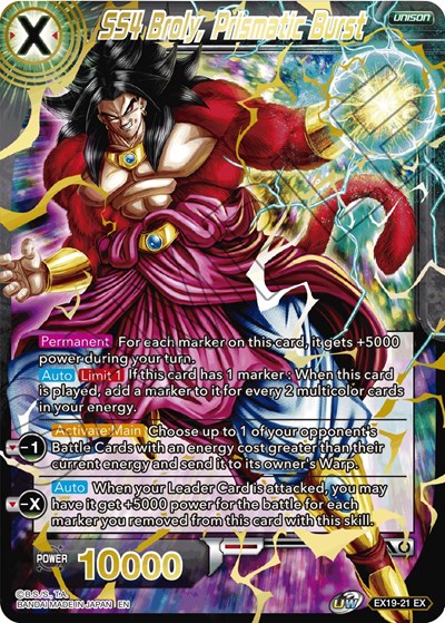 SS4 Broly, Prismatic Burst EX19-21