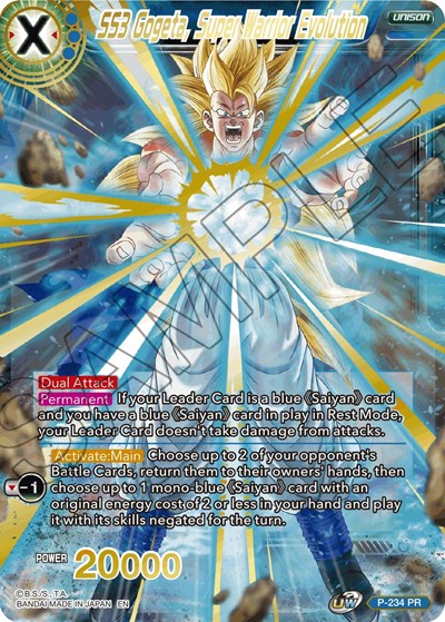 SS3 Gogeta, Super Warrior Evolution P-234