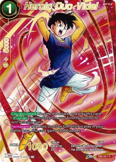 Heroic Duo Videl TB2-011