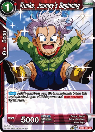 Trunks, Journey's Beginning BT15-013