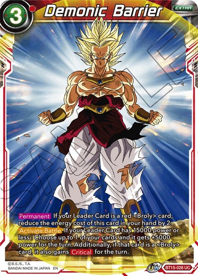 Demonic Barrier BT15-028