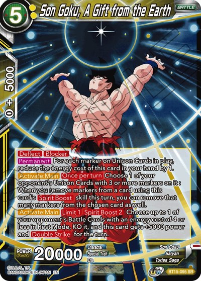 Son Goku, A Gift from the Earth BT15-095