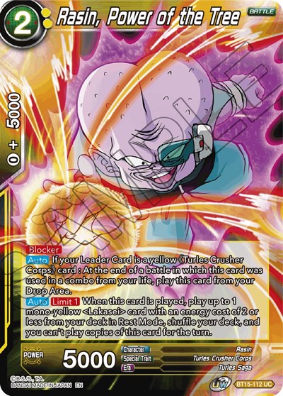 Rasin, Power of the Tree BT15-112