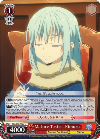 Mature Tastes, Rimuru TSK/S82-E046 U
