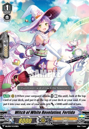Witch of White Revelation, Fertida [V Format] BSL2021/VGV01EN