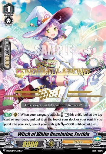 Witch of White Revelation, Fertida [V Format] BSL2021/VGV01SEN