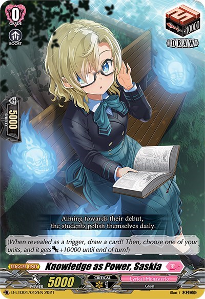 Knowledge as Power, Saskia [D Format] D-LTD01/012EN
