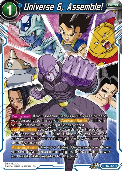 Universe 6, Assemble! BT15-057